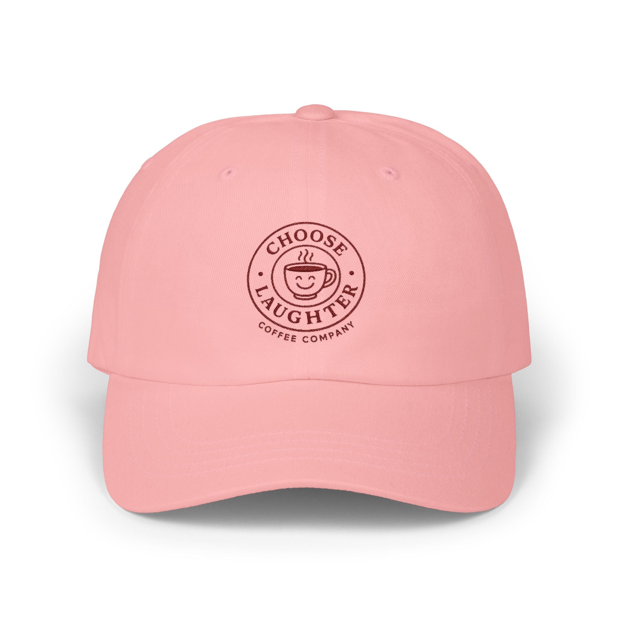 Choose Laughter Dad Cap | Embroidered Smile Logo Baseball Hat
