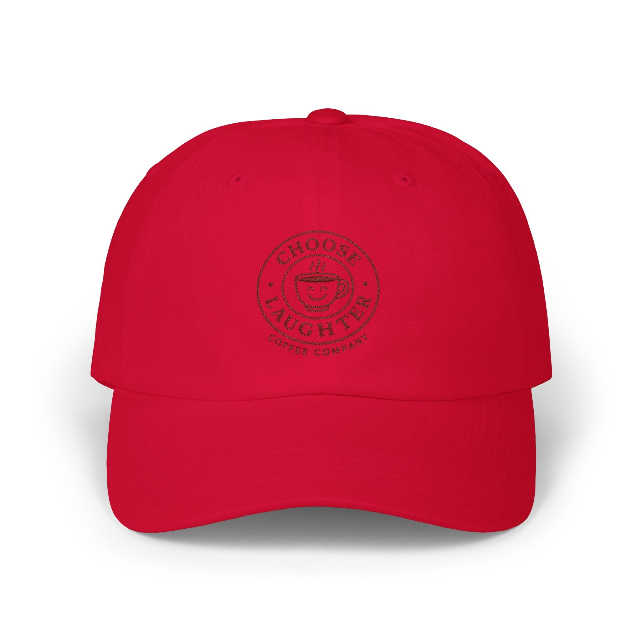 Choose Laughter Dad Cap | Embroidered Smile Logo Baseball Hat