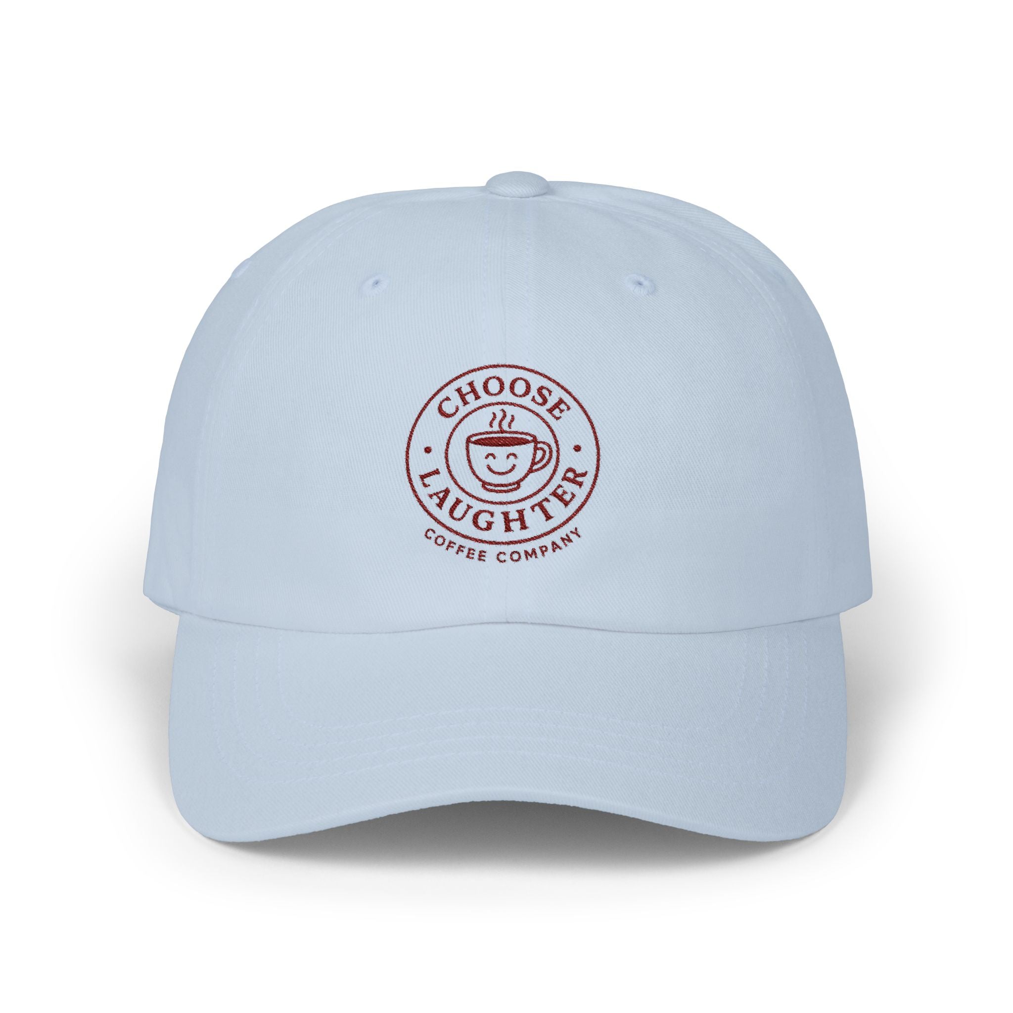 Choose Laughter Dad Cap | Embroidered Smile Logo Baseball Hat