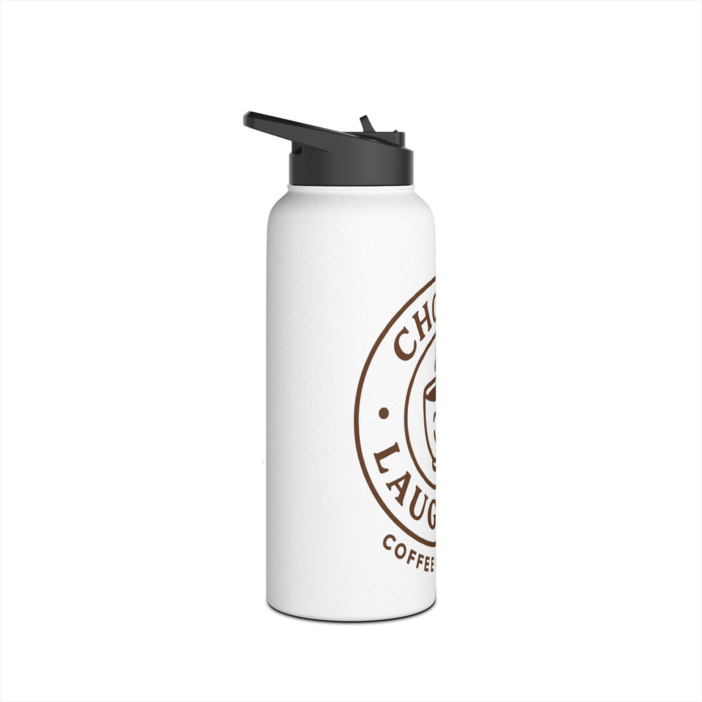 Choose Laughter Coffee Stainless Steel Water Bottle