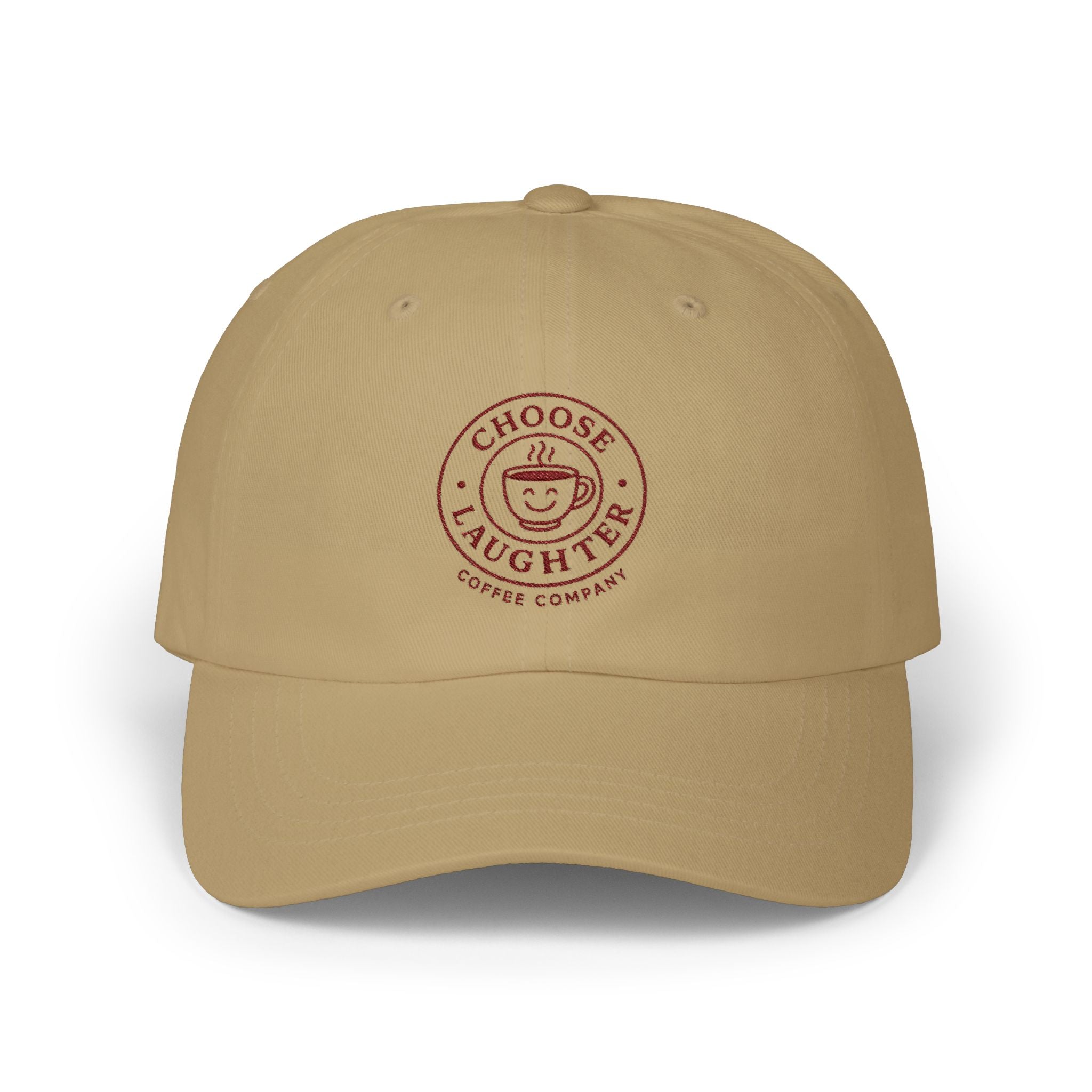 Choose Laughter Dad Cap | Embroidered Smile Logo Baseball Hat